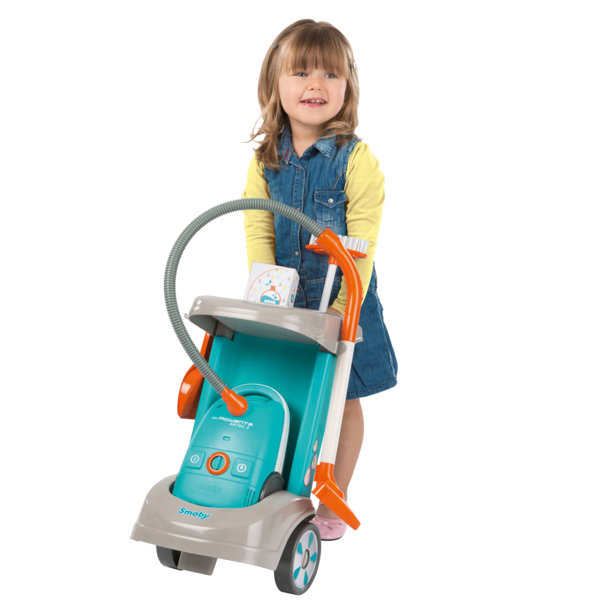 Simba Rowenta Cleaning Trolley with Vacuum Cleaner Toy
